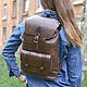 Backpack female leather brown Primavera Mod R11-622. Backpacks. Natalia Kalinovskaya. Online shopping on My Livemaster.  Фото №2