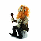 Куклы и игрушки handmade. Livemaster - original item Dwarf doll, troll toy. Handmade.
