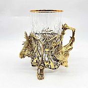 Посуда handmade. Livemaster - original item Cup holder Hunting trophies. Handmade.
