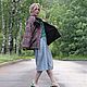  Двусторонний жакет с розой. Жакеты. Елена. Бохо одежда 'Дело вкуса' (elena-delovkusa). Интернет-магазин Ярмарка Мастеров.  Фото №2
