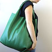 Сумки и аксессуары handmade. Livemaster - original item Leather bag bag huge String bag Bag Oversize t shirt very large. Handmade.