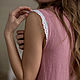 Льняное платье в розовом цвете с белым кружевом. Платья. Льняная одежда Molinialife. Ярмарка Мастеров.  Фото №4