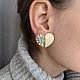Винтаж: Винтажные клипсы "Сердца". Серьги винтажные. Александра VINTAGE (minati-vintage). Ярмарка Мастеров.  Фото №9