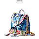 Exclusive bag backpack with a unique hand-made beadwork Breeze. Classic Bag. ALEXANDRA TOKAREVA. Online shopping on My Livemaster.  Фото №2