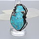 Turquoise Silver Ring 925 ALS0032, Rings, Yerevan,  Фото №1