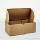 Коробка для посылок 27х14,5х10 см, крафт. Коробки. Упакуй-ка. Ярмарка Мастеров.  Фото №5
