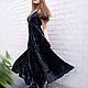 Платье в пол из Пан-бархата. Платья. Dress2Impress (elenarhamore). Интернет-магазин Ярмарка Мастеров.  Фото №2