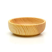 Посуда handmade. Livemaster - original item Wooden dish D15,5, .2067. Plate of cedar. Art%d%. Handmade.