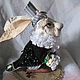 Белый Кролик, Интерьерная кукла, Челябинск,  Фото №1
