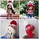 Заказать Вязаные шапки для кукол Xiaomi Monst Doll Монст Шлем Ушанка. Bonecas da Yulia Одежда для кукол. Ярмарка Мастеров. . Одежда для кукол Фото №3