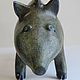  Кабан синий Керубино керамический. Статуэтки. Мария (Ceramche). Интернет-магазин Ярмарка Мастеров.  Фото №2
