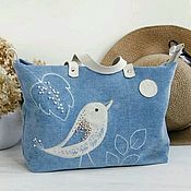 Cosmetic bag with handle. Large cosmetic bag with embroidery