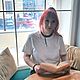 Лариат из хрусталя гематитового цвета и барочных жемчужин Майорка. Лариаты. ElenSav- магазин авторских украшений. Ярмарка Мастеров.  Фото №8
