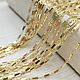Цепь со вставками 4х1,7 мм позолота, Цз070, 20 см. Цепочки. iva_crystals. Интернет-магазин Ярмарка Мастеров.  Фото №2