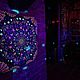 КАЛИ Бхайрав Мандала UV полотно Флюрный Арт для медитаций. Мандала. АНАХАРТ - арт из глубины души. Ярмарка Мастеров.  Фото №8