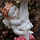 Little elf and fly agaric. Figurine Porcelain. Figurines. Mila. My Livemaster. Фото №6