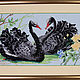 Order Hand Cross Stitch painting Swan Fidelity. valiamoro (valiamoro). Livemaster. . Pictures Фото №3