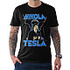 Cotton T-shirt ' Nikola Tesla', T-shirts and undershirts for men, Moscow,  Фото №1