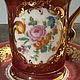 Заказать Винтаж: Старинная чайная/ кофейная пара, Porcelaine de Saxe, Германия. Brocante chez Alla. Ярмарка Мастеров. . Кружки винтажные Фото №3