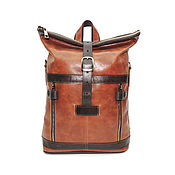 Сумки и аксессуары handmade. Livemaster - original item Backpacks: Bag-backpack women`s leather brown IFE Mod.SR31-602. Handmade.