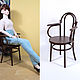 Viennese wooden doll chair 1:3 bjd 60 cm, Doll furniture, St. Petersburg,  Фото №1