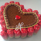 Букет из конфет "Любящее сердце"