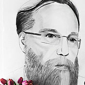 Картины и панно handmade. Livemaster - original item Portrait of the philosopher. And. Dugin.. Handmade.