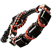 Украшения handmade. Livemaster - original item Black and red Shambhala made of natural shungite (Arachne Scorpion). Handmade.