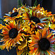 Bouquet-night light 'Sunflowers'. Nightlights. Elena Krasilnikova. My Livemaster. Фото №5