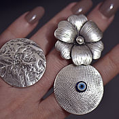 Украшения handmade. Livemaster - original item Boho rings silver-plated rings. Handmade.