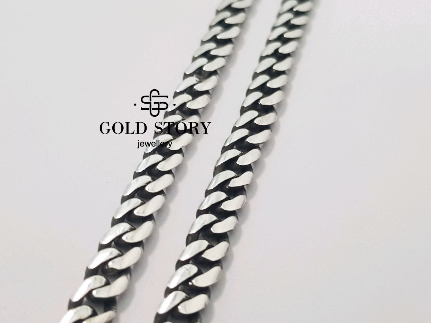 Украшения цепочки для мужчин серебряные - панцирное плетение