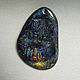 Cat Bayun-pendant with author's painting on black agate. Pendant. lacquer miniature. My Livemaster. Фото №4