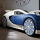 КРОВАТЬ-АВТО "Bugatti Veyron. BDB" в коже, с подсветкой. Мебель для детской. Дизайнерские кровати-авто UNIQUECAR. Ярмарка Мастеров.  Фото №5