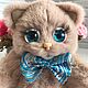 Котик Лаки. Мягкие игрушки. toys_bunny_kzn. Ярмарка Мастеров.  Фото №4