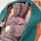 Вязаный комбинезон шапочка носочки для маловесного новорожденного. Комбинезоны детские. Wikso. Ярмарка Мастеров.  Фото №6