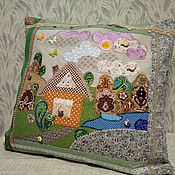 Для дома и интерьера handmade. Livemaster - original item pillow case decorative patchwork. Handmade.