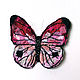 Butterfly, author's hand embroidery, Brooches, Tver,  Фото №1