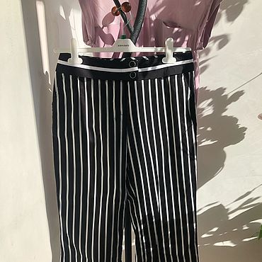 Широкие брюки для полных женщин – купить на Ярмарке Мастеров