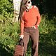 Рюкзак  двухцветный Small. Рюкзаки. Марина Чигвинцева. Интернет-магазин Ярмарка Мастеров.  Фото №2
