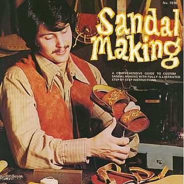 Материалы для творчества ручной работы. Ярмарка Мастеров - ручная работа Sandal making, книга 1970 года. Handmade.
