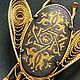 Винтаж: Damascene. Брошь. Артикул: KoB08A2(54525652). Броши винтажные. Костюм и брошь. Ярмарка Мастеров.  Фото №8