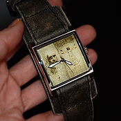 Украшения handmade. Livemaster - original item Steampunk watch, Leonardo da Vinci, Vitruvian man. Handmade.