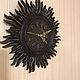 Order Clock' Sun ' carved wooden. Divnolese. Livemaster. . Watch Фото №3