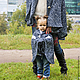 Уютное пончо Энджи-child из вязанного полотна. Пончо. Stella Ricco. Ярмарка Мастеров.  Фото №5