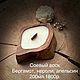 Свеча в деревянном подсвечнике, Свечи, Санкт-Петербург,  Фото №1