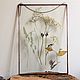 the herbarium in the glass. Herbarium of herbs. Wildflowers, Suspension, St. Petersburg,  Фото №1
