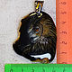 Owl – amulet pendant with the author's lacquer painting on the cord. Pendant. lacquer miniature. My Livemaster. Фото №5