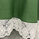 Order Linen tablecloth 'Emerald' D. .180cm. Linen fantasy. Livemaster. . Tablecloths Фото №3
