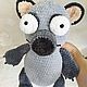 Вязаная игрушка волчонок амигуруми. Амигуруми куклы и игрушки. Ирина Перцевая. Ярмарка Мастеров.  Фото №5