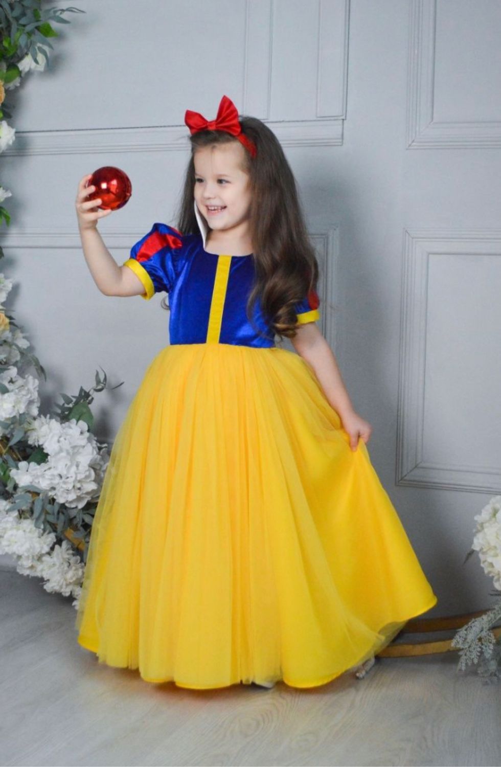 Карнавальный костюм Принцесса Белоснежка, рост 110 см